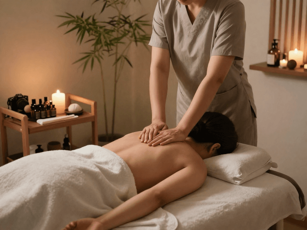 Experience 의왕출장안마 with relaxing massage therapy in a tranquil spa environment.