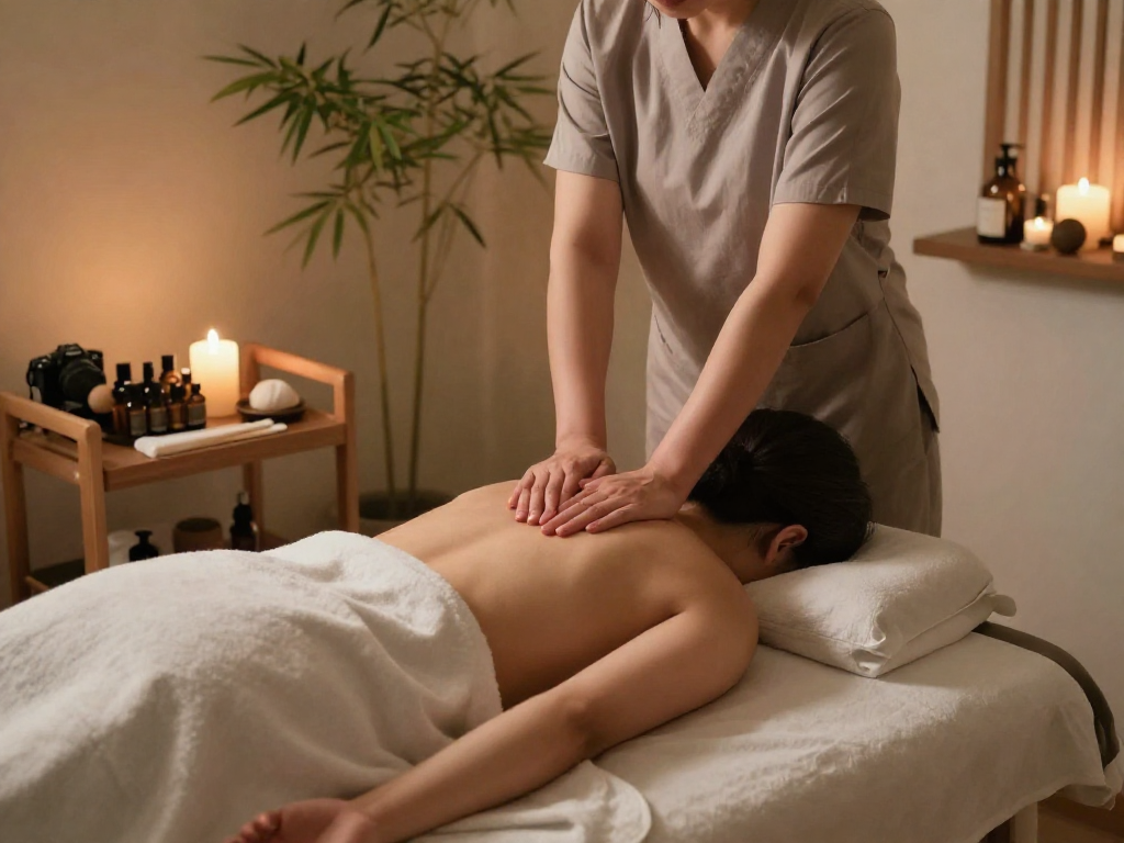 Experience 의왕출장안마 with relaxing massage therapy in a tranquil spa environment.