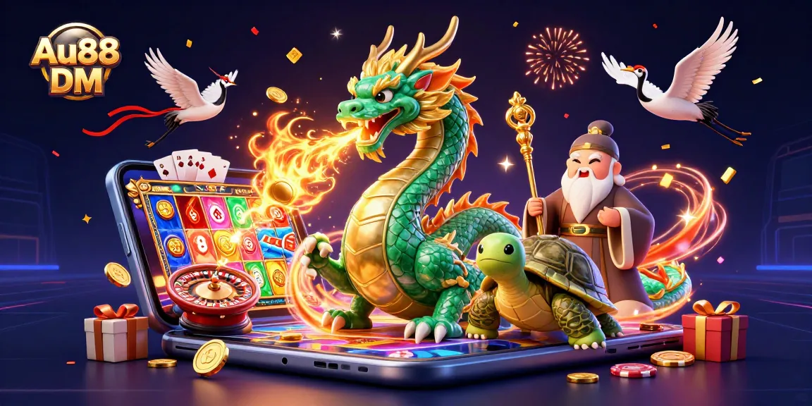 Experience thrilling gameplay at Au88 DM with vibrant 3D elements, jackpots, and promotions.