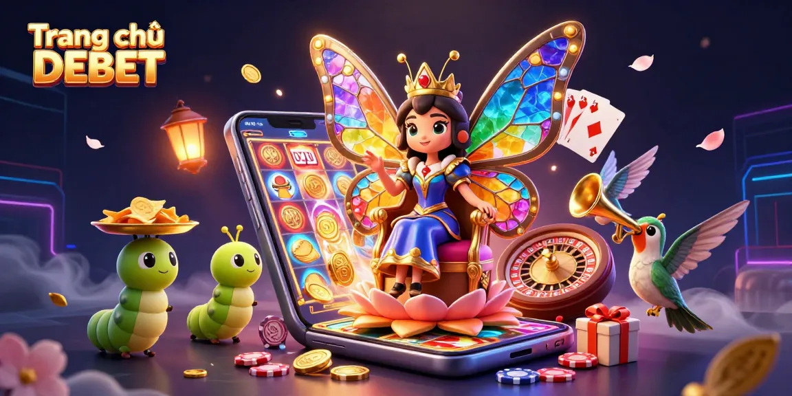 Spin colorful reels and win at Trang chủ DEBET, a vibrant online casino with engaging gaming elements.
