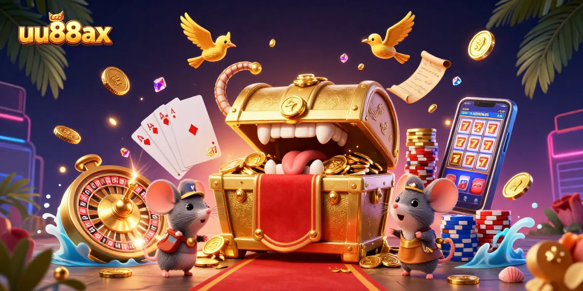 Engage in thrilling gaming action at uu88ax with dazzling treasures and vibrant casino elements.