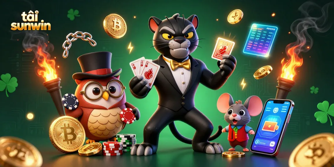 Place your bets wisely while enjoying tải sunwin with crypto-themed characters and dynamic gaming elements!
