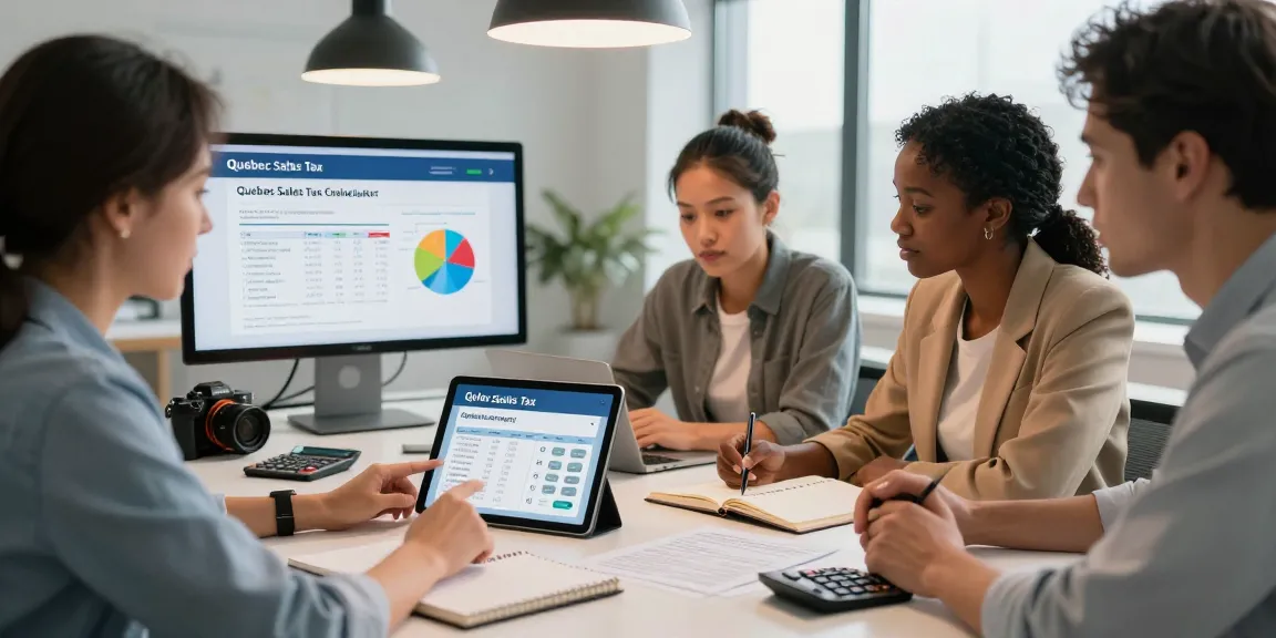 Use the quebec sales tax calculator 2026 efficiently in a collaborative workspace to analyze tax data.