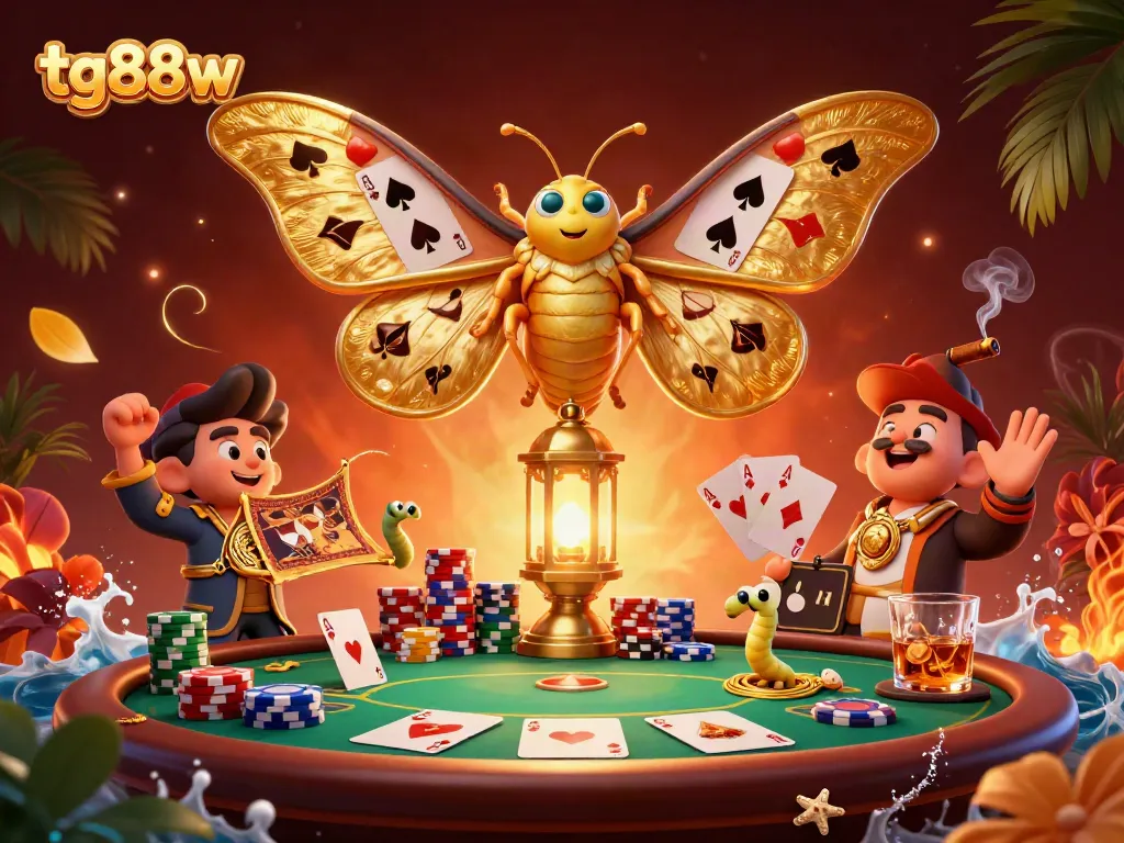 Enjoy thrilling gameplay at tg88w with vibrant casino imagery featuring unique card motifs.