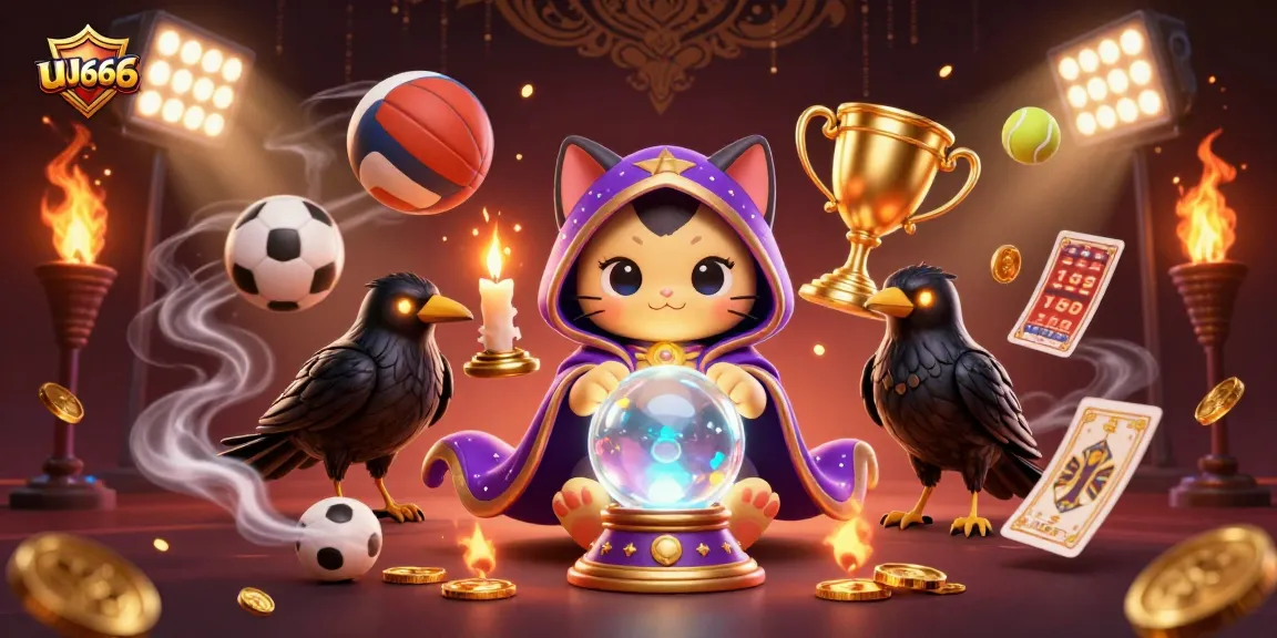 Experience exhilarating gameplay at UU666 with vibrant 3D casino elements and a mystical atmosphere.