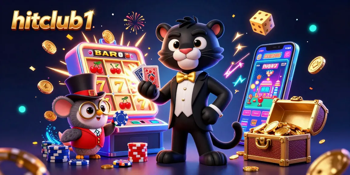 Experience thrilling gameplay at hitclub1 with vibrant characters and a lively casino atmosphere.