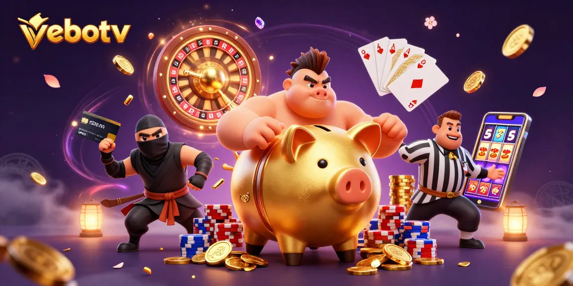 Experience vebotv's live sports action and dynamic betting excitement in vibrant 3D illustration.