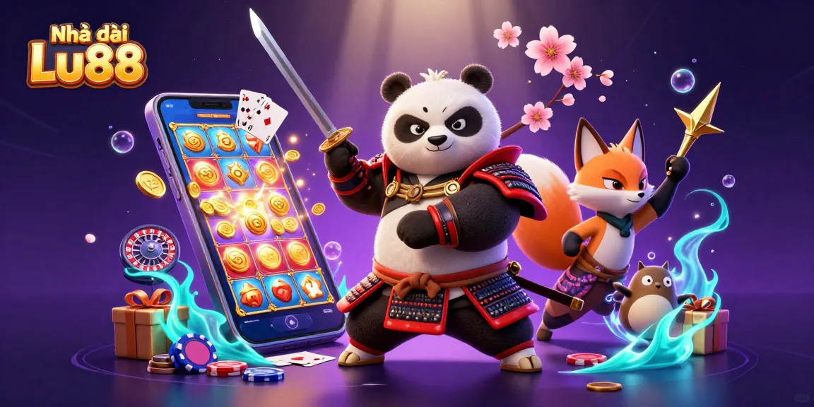 Experience excitement at Nhà cái Lu88 with a dynamic 3D casino illustration featuring thrilling gameplay elements.