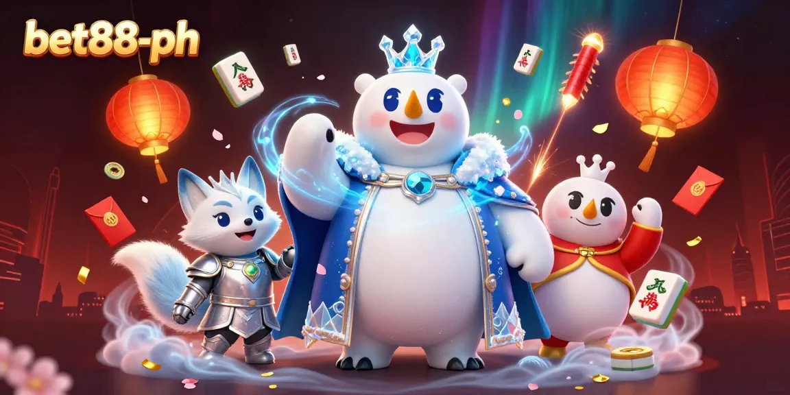 Win big with bet88-ph at a vibrant 3D casino scene featuring dynamic gaming elements.
